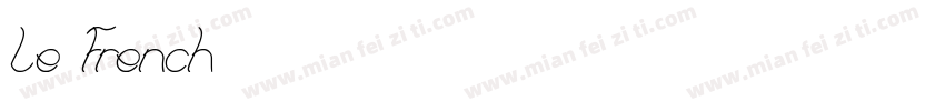 Le French字体转换
